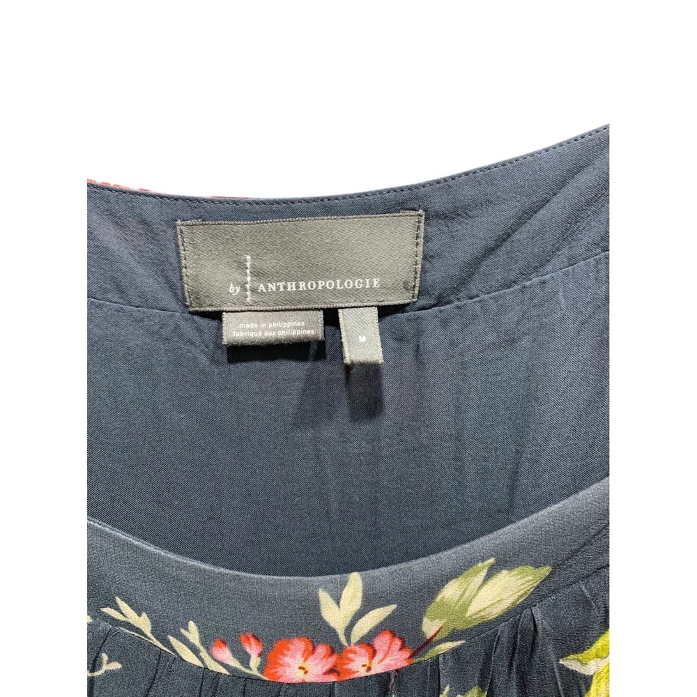 Anthropologie Evelin Maxi Dress Long Puff Sleeve Tiered Square Neck Womens M - Picture 3 of 10